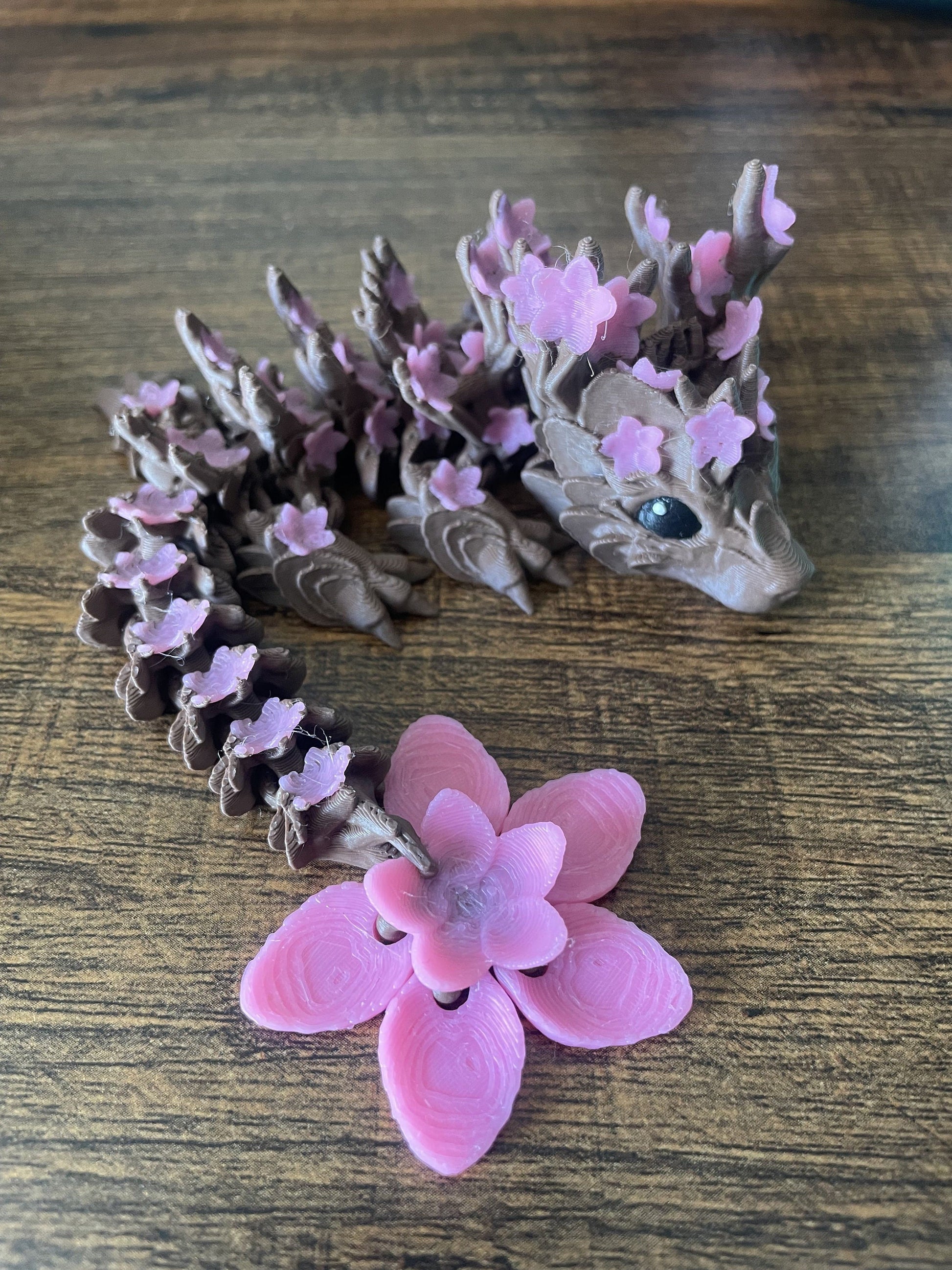 Articulated Cherry Blossom Dragon