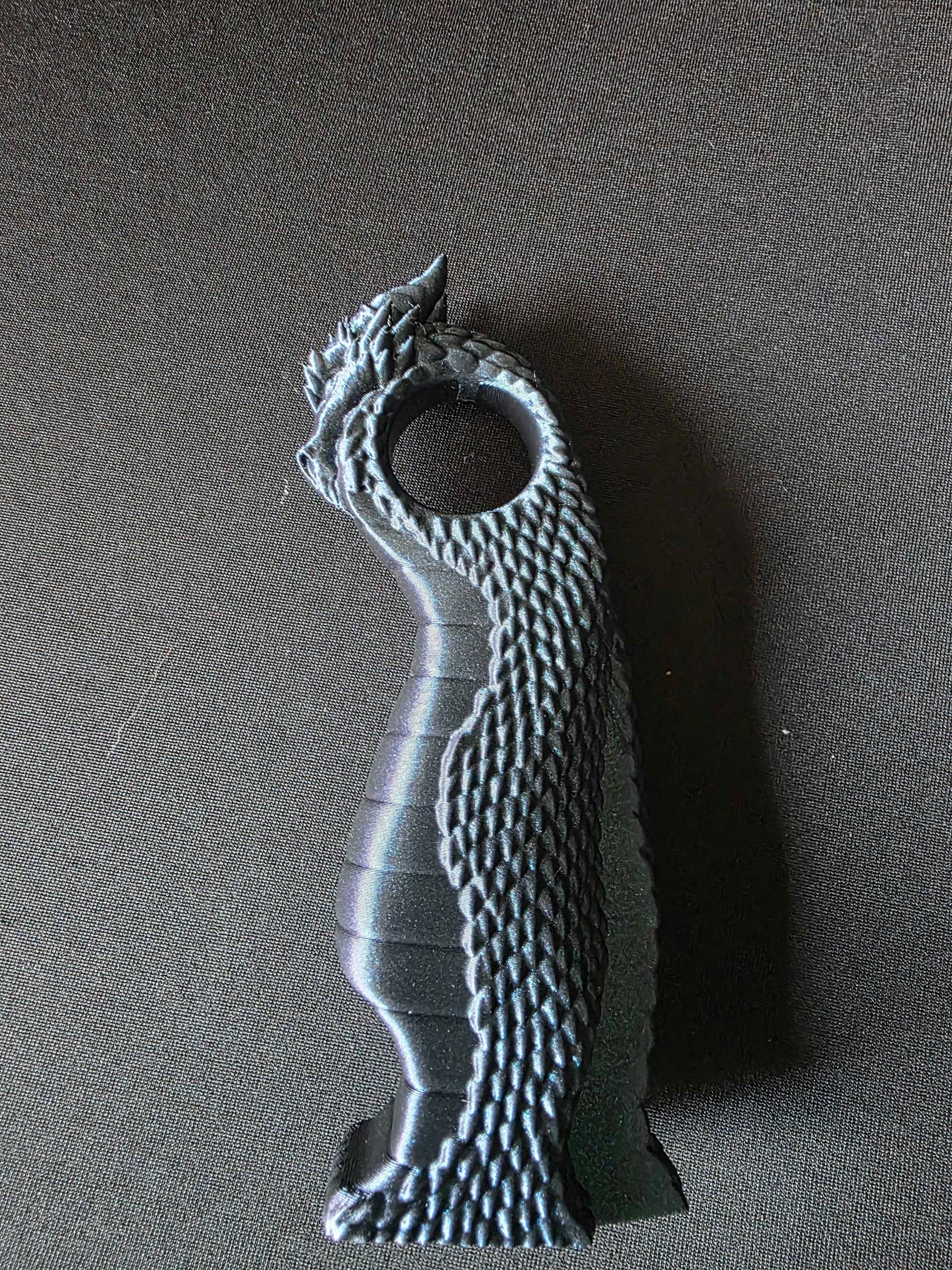 3D Printed Dragon Dagger – Folding Fantasy Karambit Fidget