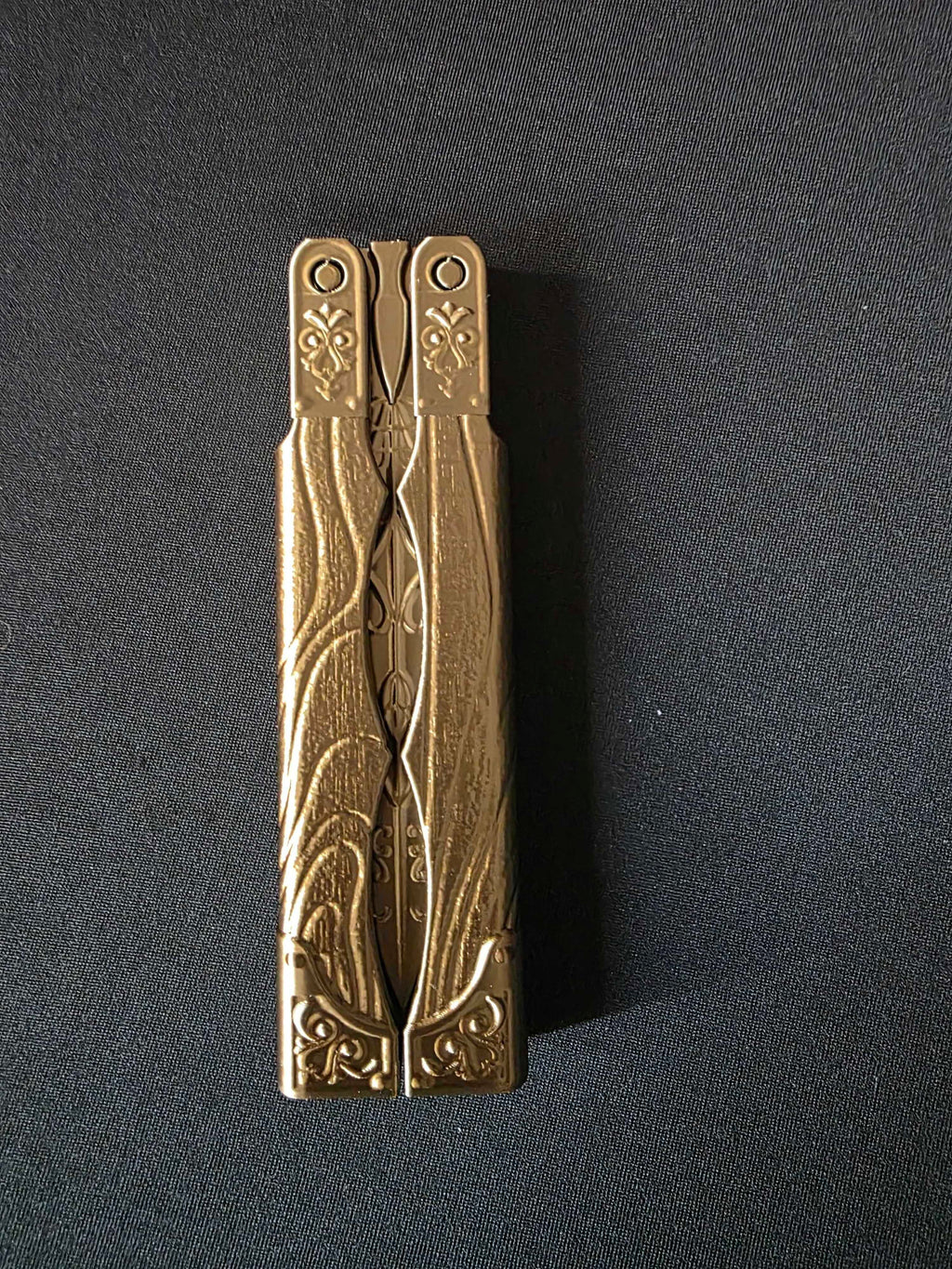 3D Printed Balisong Fidget – Folding Butterfly Knife Trainer
