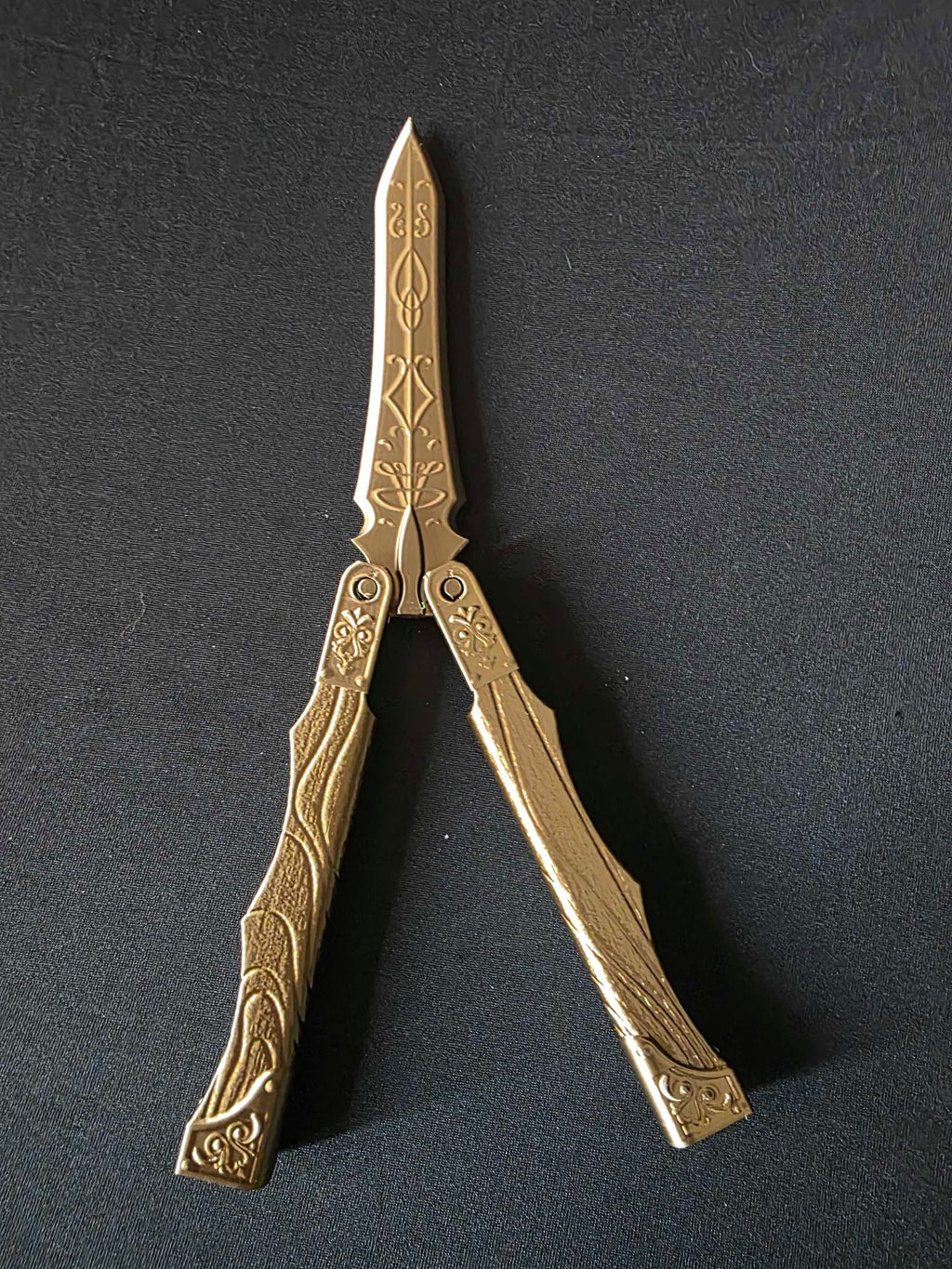 3D Printed Balisong Fidget – Folding Butterfly Knife Trainer