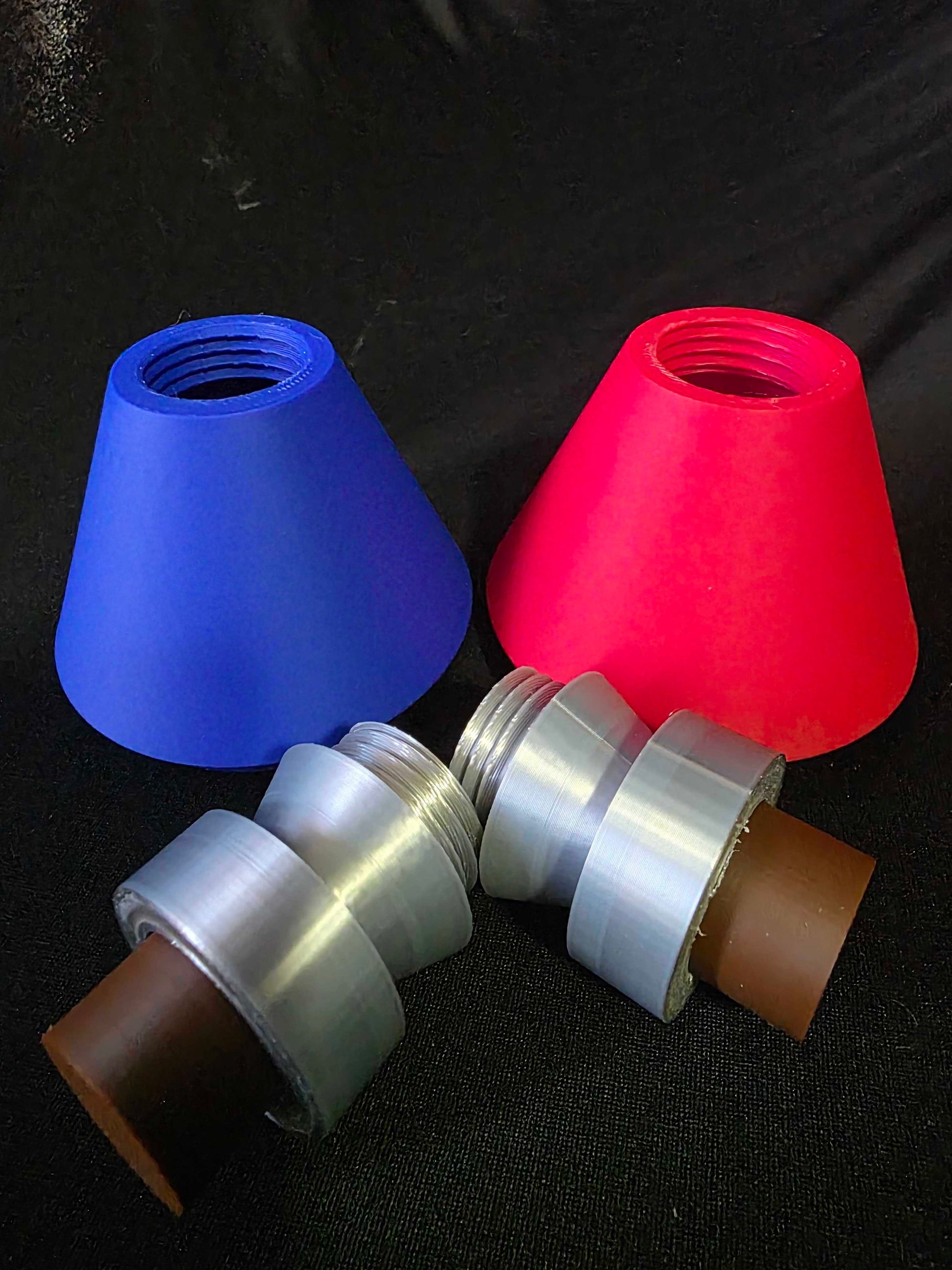 3D Printed Health & Mana Potion Bottle Clickers – Fidget Storage Set