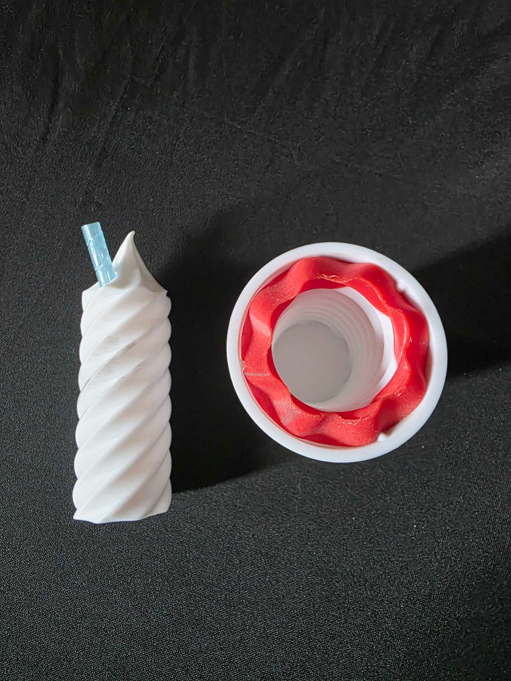 3D Printed Ice Cream Sundae Fidget – Hidden Storage Compartment