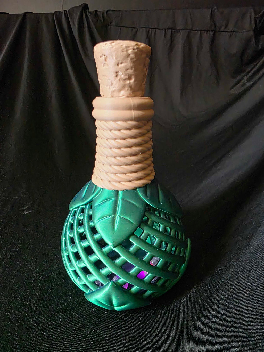 3D Printed Lighted Potion Flask – Fantasy Bottle with Fairy Lights