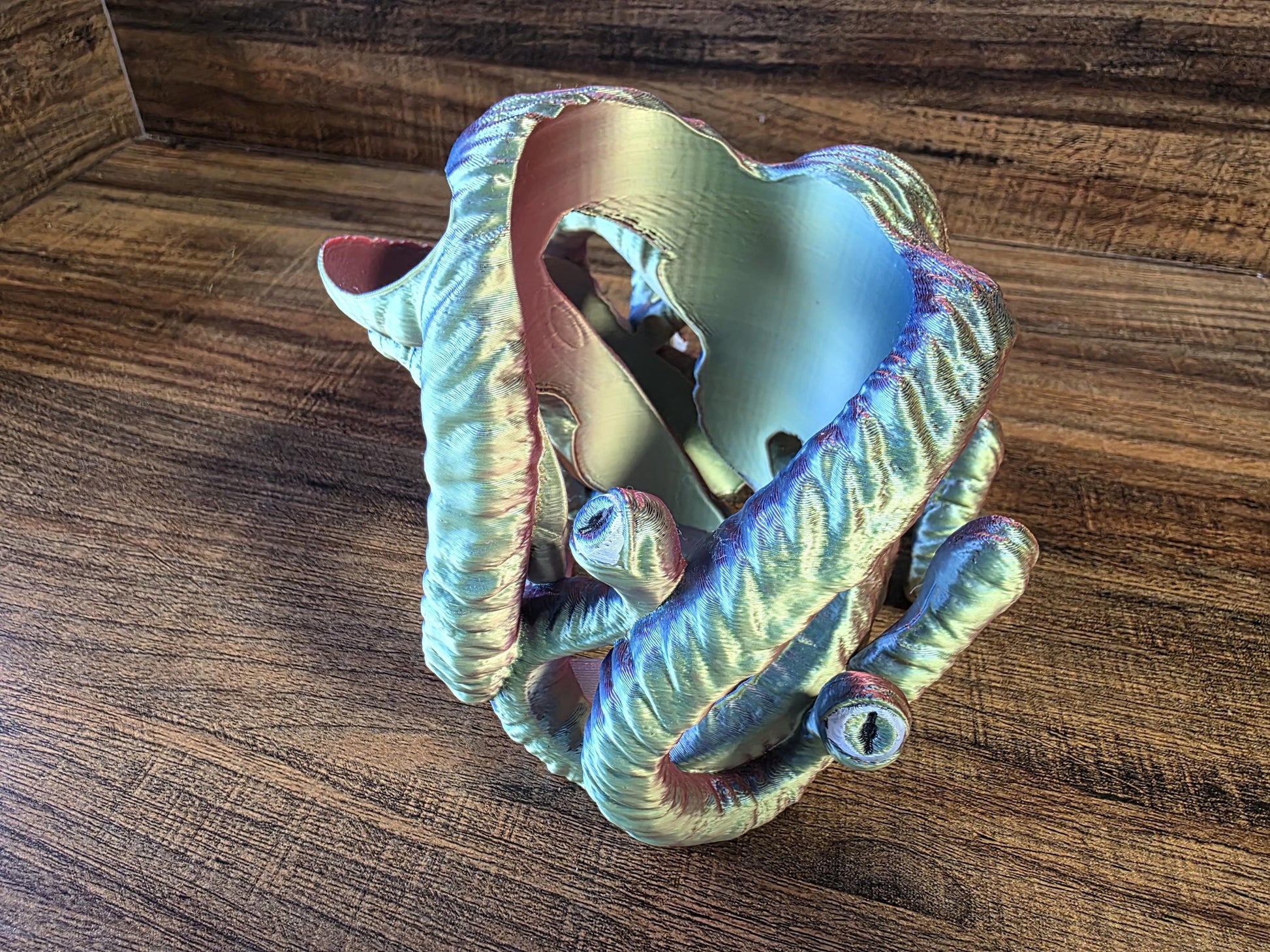 Overseer Can Dice Tower - 3D Printed D&D Monster Dice Roller & Drink Holder