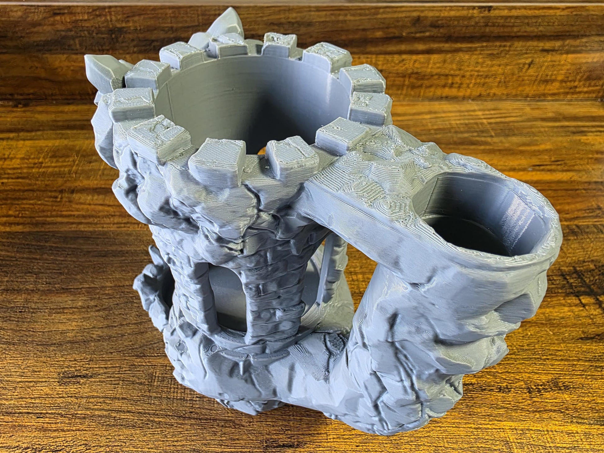 Dragon Dice Tower & Can Holder - 3D Printed TTRPG Accessory & Gamer Gift