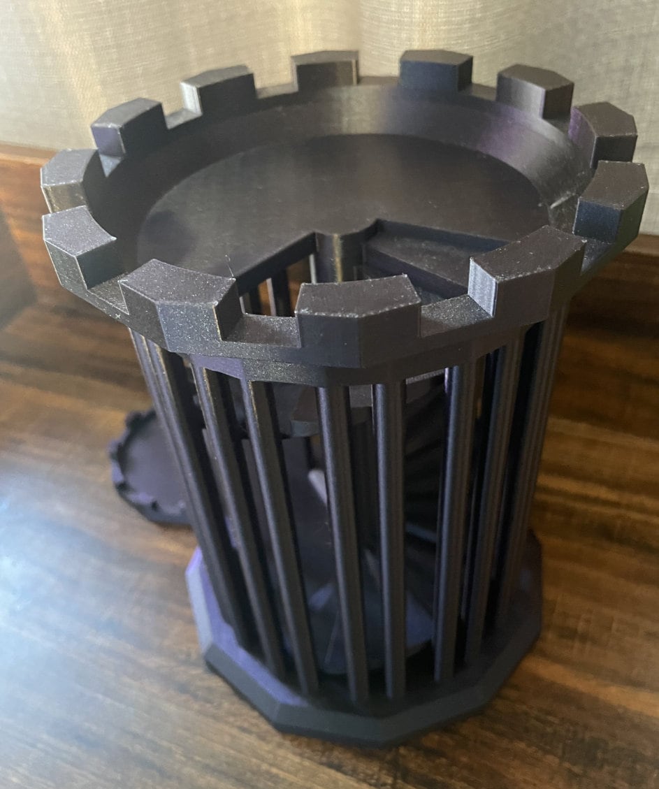 Prison Dice Tower - 3D Printed RPG & Board Game Dice Roller