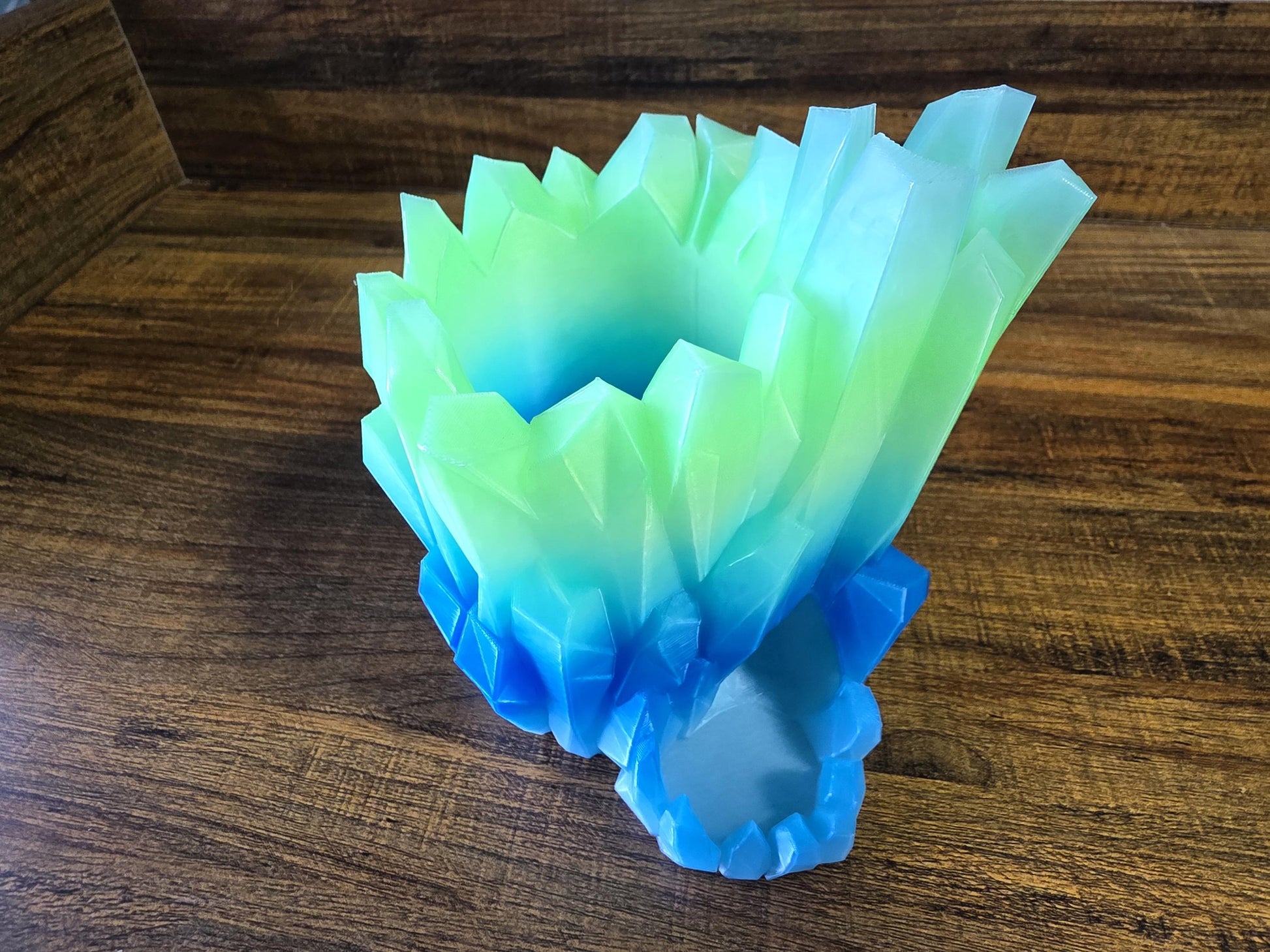 Crystal Can Dice Tower - 3D Printed TTRPG Dice Roller & Drink Holder