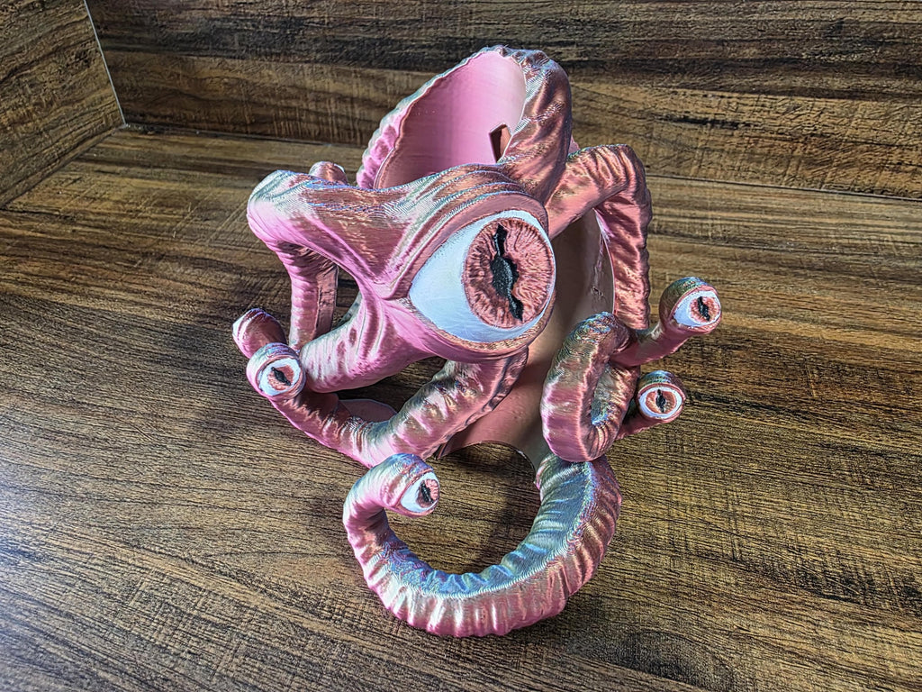 Overseer Can Dice Tower - 3D Printed D&D Monster Dice Roller & Drink Holder