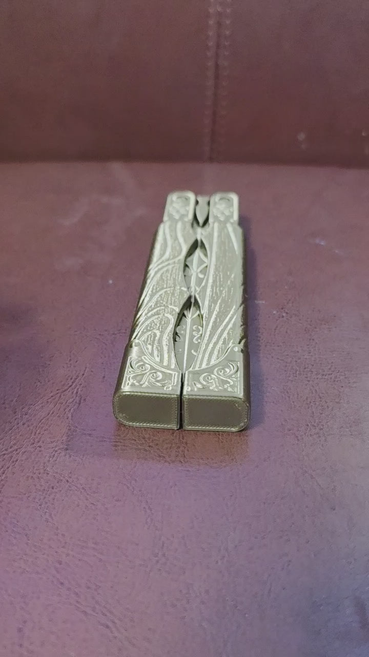 3D Printed Balisong Fidget – Folding Butterfly Knife Trainer