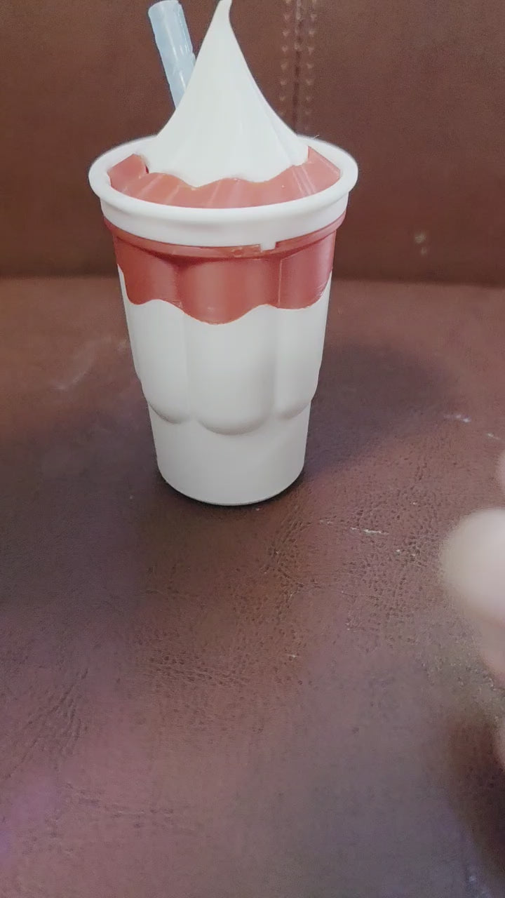 3D Printed Ice Cream Sundae Fidget – Hidden Storage Compartment