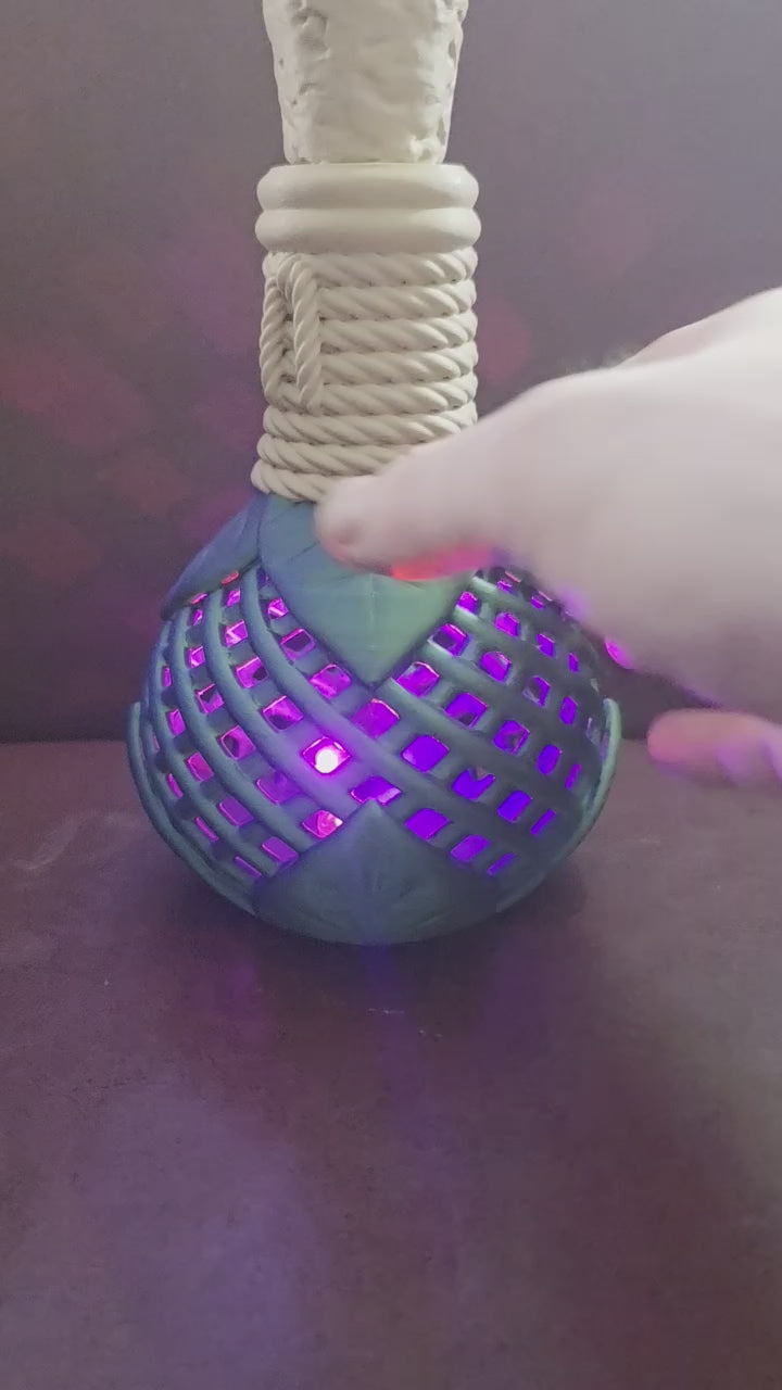 3D Printed Lighted Potion Flask – Fantasy Bottle with Fairy Lights