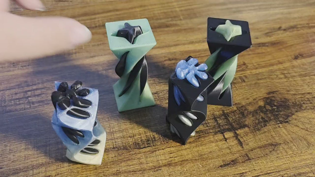 Helix Fidget Toy - 3D Printed Infinity Fidget for Focus & Relaxation