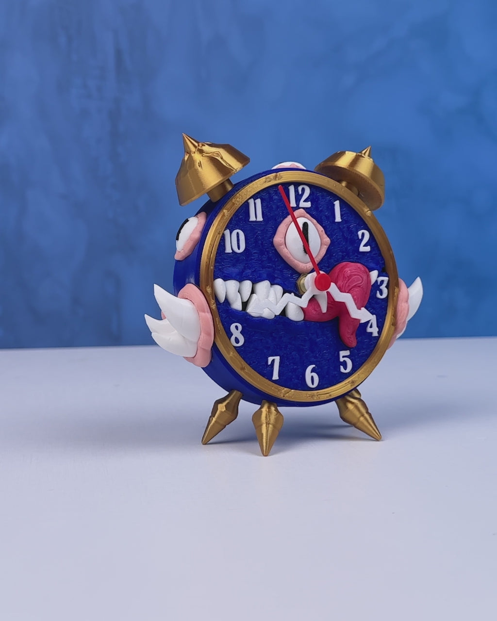 3D Printed Mimic Clock – Fantasy Monster Desk Clock